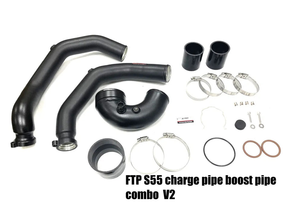 BMW S55 Charge pipe+Boost pipe combo V2 for F80 M3/F82 M4