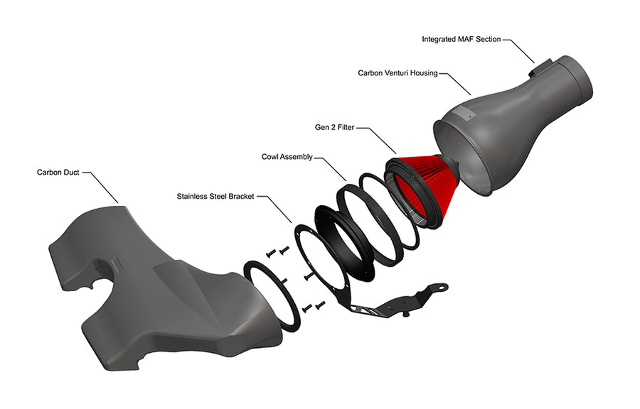 Black Carbon Intake, BMW F4X M135i M235i