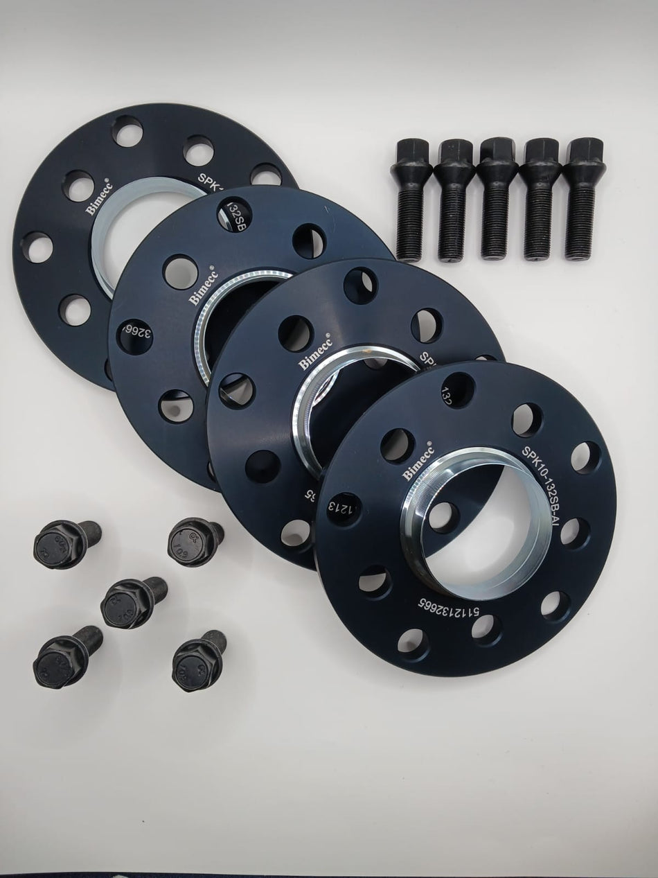 BIMECC Wheel Spacers BMW G,F,M Series (G80, G82, F90, F87, M2, M3, M4, M5 and others) – 5x112 66.6 Hubcentric – Kit with Bolts