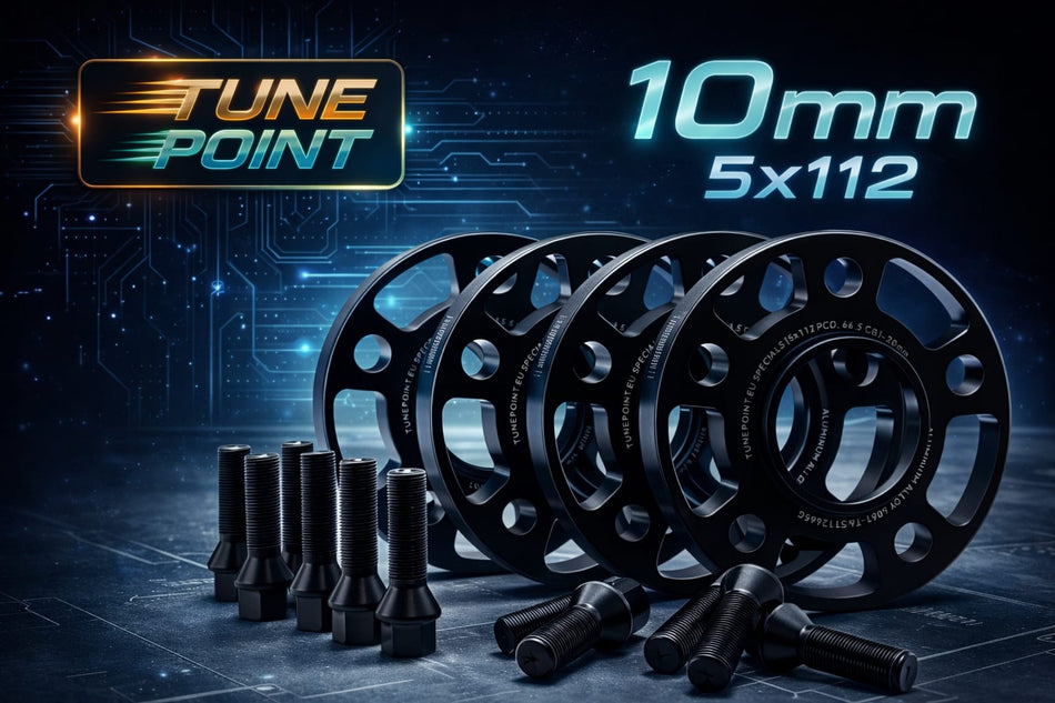 BMW Wheel Spacers 10mm 5x112 66.6 Hubcentric – TunePoint Kit with Bolts