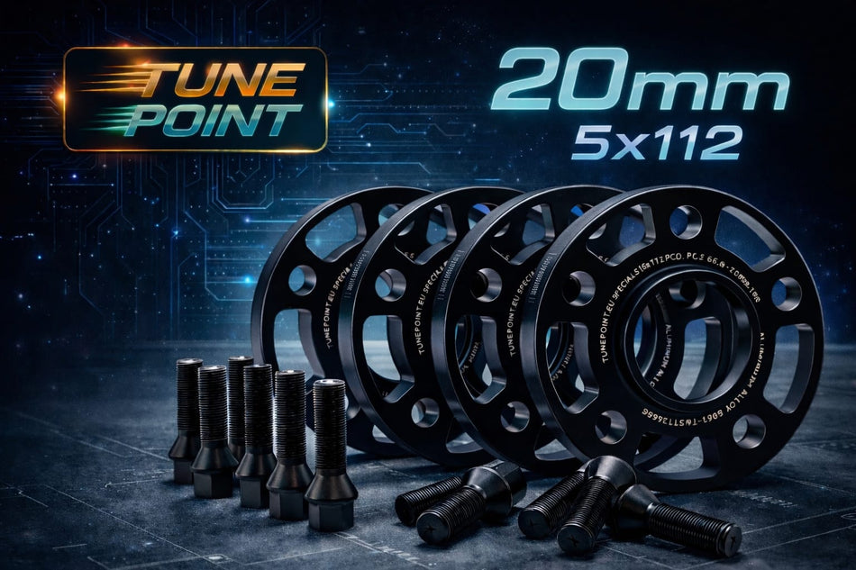 BMW Wheel Spacers 20mm 5x112 66.6 Hubcentric – TunePoint Kit with Bolts