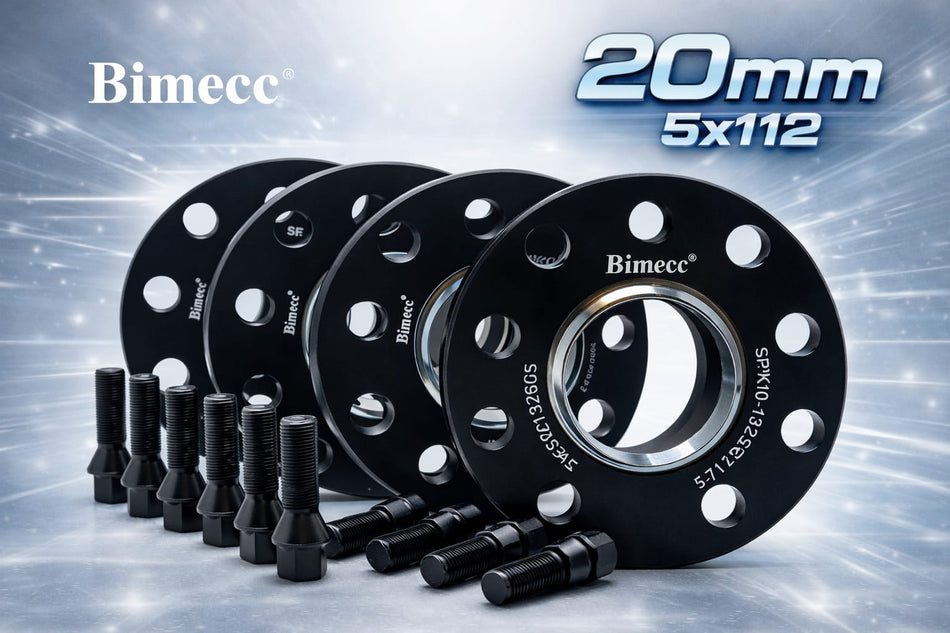 BMW Wheel Spacers 20mm 5x112 66.6 Hubcentric – Bimecc – Kit with Bolts