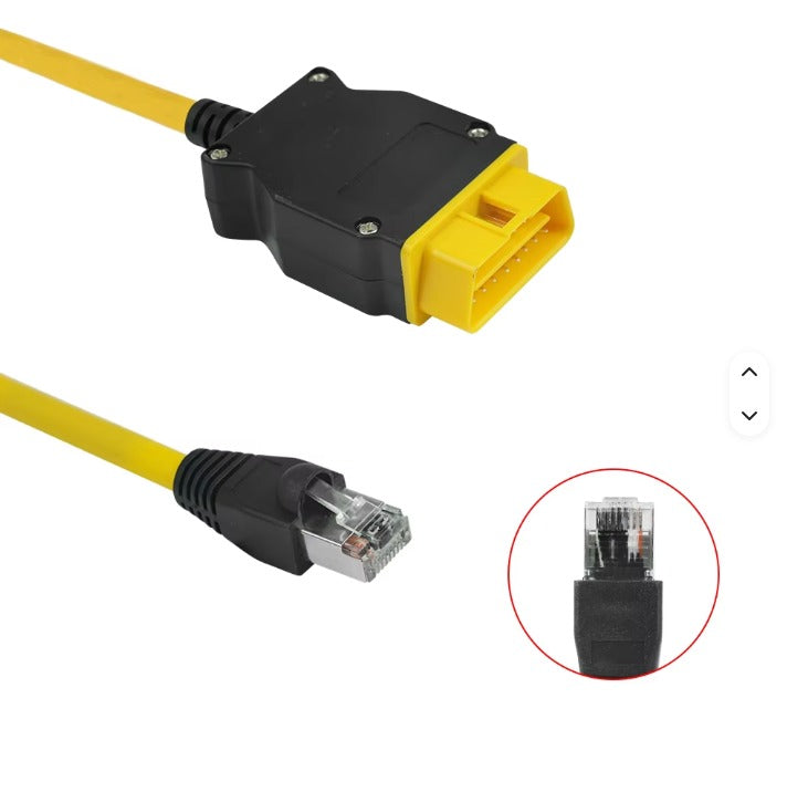 BMW ENET Cable — OBD-II to RJ45